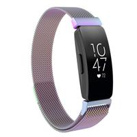 Strap-it Fitbit Inspire Milanese band (rainbow)