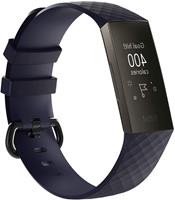 Strap-it Fitbit Charge 3 silicone band (donkerblauw)