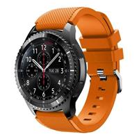 Strap-it Samsung Galaxy Watch siliconen bandje  45mm / 46mm (oranje)