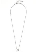 J.Jayz Ketting met hanger Stijlvol, eenvoudig, klassiek, rond met glassteen