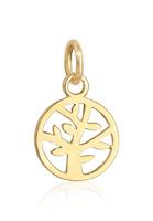 Elli Kettenanhänger »Lebensbaum Tree of Life Symbol Edel 585 Gelbgold«