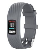 Strap-it Garmin Vivofit 4 siliconen bandje (grijs)