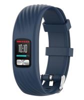 Strap-it Garmin Vivofit 4 siliconen bandje (donkerblauw)