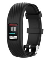 Strap-it Garmin Vivofit 4 siliconen bandje (zwart)