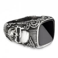CAÏ Ring »925/- Sterling Silber Onyx schwarz«