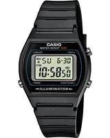 Horloge Uniseks Casio W-202-1AVEF Zwart Digitaal