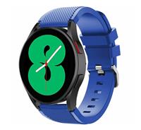 Strap-it Samsung Galaxy Watch 4 - 44mm siliconen bandje (blauw)