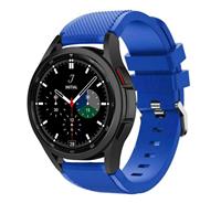 Strap-it Samsung Galaxy Watch 4 Classic 42mm siliconen bandje (blauw)