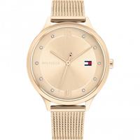 Tommy Hilfiger Roségoudkleurig Dames Horloge met Milanese Band