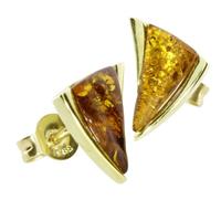 OSTSEE-SCHMUCK Paar Ohrstecker »- Imke - Gold 585/000 - Bernstein« (2-tlg)