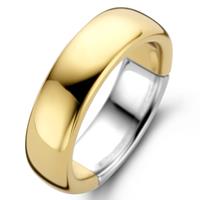 TI SENTO-Milano 12235SY Ring zilver goudkleurig 6 mm Maat 58