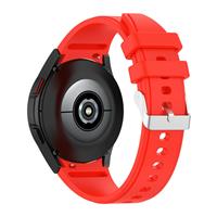 Strap-it Samsung Galaxy Watch 4 siliconen bandje (knalrood)