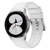 Strap-it Samsung Galaxy Watch 4 siliconen bandje (wit)