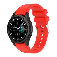 Strap-it Samsung Galaxy Watch 4 Classic siliconen bandje (knalrood)