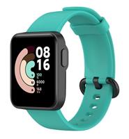 Strap-it Xiaomi Mi Watch Lite siliconen bandje (aqua)