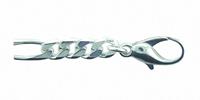 Adelia´s Silberarmband »925 Silber Figaro Armband 21 cm«, 925 Sterling Silber Figarokette Silberschmuck für Damen