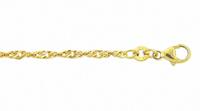 Adelia´s Goldarmband »333 Gold Singapur Armband 18,5 cm«, 333 Gold Singapur Kette Goldschmuck für Damen