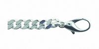 Adelia´s Silberarmband »925 Silber Flach Panzer Armband 21 cm«, 925 Sterling Silber Flach Panzerkette Silberschmuck für Damen