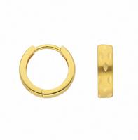 Adelia´s Paar Ohrhänger »333 Gold Ohrringe / Creolen«, 333 Gold Goldschmuck für Damen