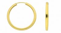 Adelia´s Paar Ohrhänger »333 Gold Ohrringe / Creolen Ø 30 mm«, 333 Gold Goldschmuck für Damen