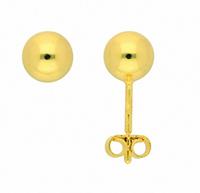 Adelia´s Paar Ohrhänger »585 Gold Ohrringe / Ohrstecker Ø 6 mm«, 585 Gold Goldschmuck für Damen