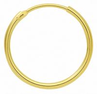 Adelia´s Paar Ohrhänger »585 Gold Ohrringe / Creolen Ø 20 mm«, 585 Gold Goldschmuck für Damen