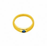 Adelia´s Anhänger Set »333 Gold Anhänger Taufring mit Safir Ø 11,2 mm«, 333 Gold Goldschmuck für Damen