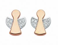 Adelia´s Paar Ohrhänger »925 Silber Ohrringe / Ohrstecker mit Zirkonia«, 925 Sterling Silber Silberschmuck für Damen