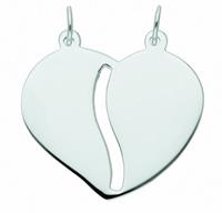 Adelia´s Anhänger Set »925 Silber Anhänger Partneranhänger«, 925 Sterling Silber Silberschmuck für Damen