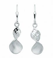 Adelia´s Paar Ohrhänger »925 Silber Ohrringe / Ohrhänger«, 925 Sterling Silber Silberschmuck für Damen