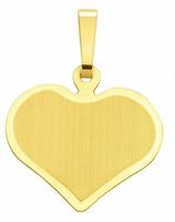 Adelia´s Kettenanhänger »585 Gold Gravurplatte Anhänger«, 585 Gold Goldschmuck für Damen