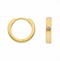 Adelia´s Paar Ohrhänger »333 Gold Ohrringe / Creolen«, 333 Gold Goldschmuck für Damen