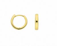 Adelia´s Paar Ohrhänger »585 Gold Ohrringe / Creolen Ø 12 mm«, 585 Gold Goldschmuck für Damen