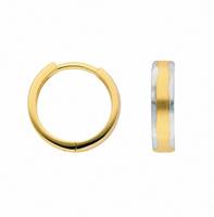 Adelia´s Paar Ohrhänger »333 Gold Ohrringe / Creolen«, 333 Gold Goldschmuck für Damen