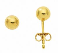 Adelia´s Paar Ohrhänger »333 Gold Ohrringe / Ohrstecker Ø 5 mm«, 333 Gold Goldschmuck für Damen