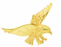 Adelia´s Kettenanhänger "333 Gold Anhänger Adler", 333 Gold Goldschmuck für Damen