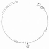 Adelia´s Silberarmband »Armband Stern aus 925 Silber mit Zirkonia«