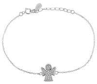 Adelia´s Silberarmband »Armband Engel aus 925 Silber mit Zirkonia«