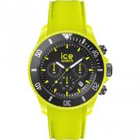 Ice-Watch 019838 Herrenuhr Chronograph ICE Chrono L Neongelb