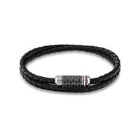 Tommy Hilfiger Lederarmband »Wrap braided leather bracelet, 2790325, 2790327«