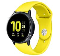 Strap-it Samsung Galaxy Watch Active sport band (geel)