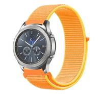 Strap-it Samsung Galaxy Watch 45mm / 46mm nylon band (oranje-geel)