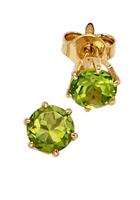 Jobo Paar Ohrstecker »Ohrringe mit Peridot«, 585 Gold