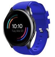 Strap-it OnePlus Watch siliconen bandje (blauw)