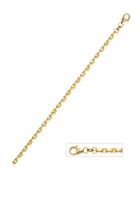 Jobo Goldarmband »Anker-Armband«, Ankerarmband 333 Gold diamantiert 21 cm