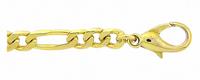 Adelia´s Goldarmband »333 Gold Figaro Armband 21 cm«, 333 Gold Figarokette Goldschmuck für Damen