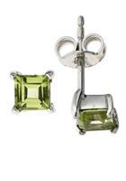 Jobo Paar Ohrstecker »Ohrringe mit Peridot«, 925 Silber