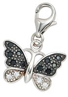 Jobo Charm Schmetterling »Anhänger Schmetterling«, 925 Silber mit Zirkonia