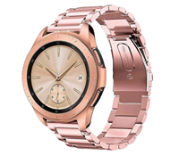 Strap-it Samsung Galaxy Watch 42mm stalen band (rosé pink)