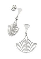 Jobo Paar Ohrhänger »Fächer-Ohrringe«, aus Edelstahl